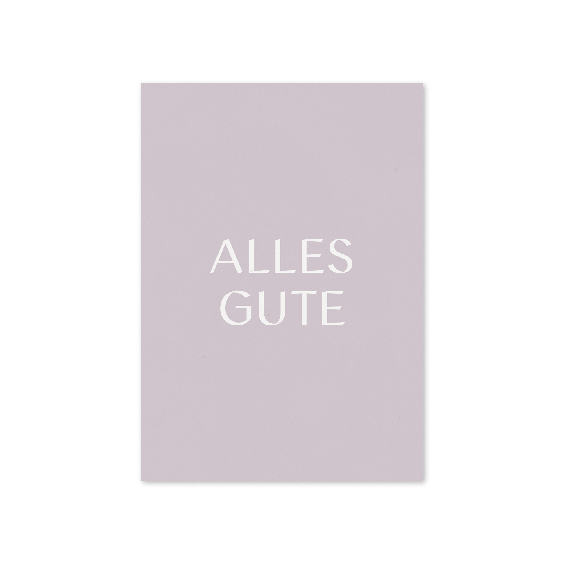 WERTE FREUNDE Papier - Grußkarte Alles Gute A6 hoch - WERTE FREUNDE