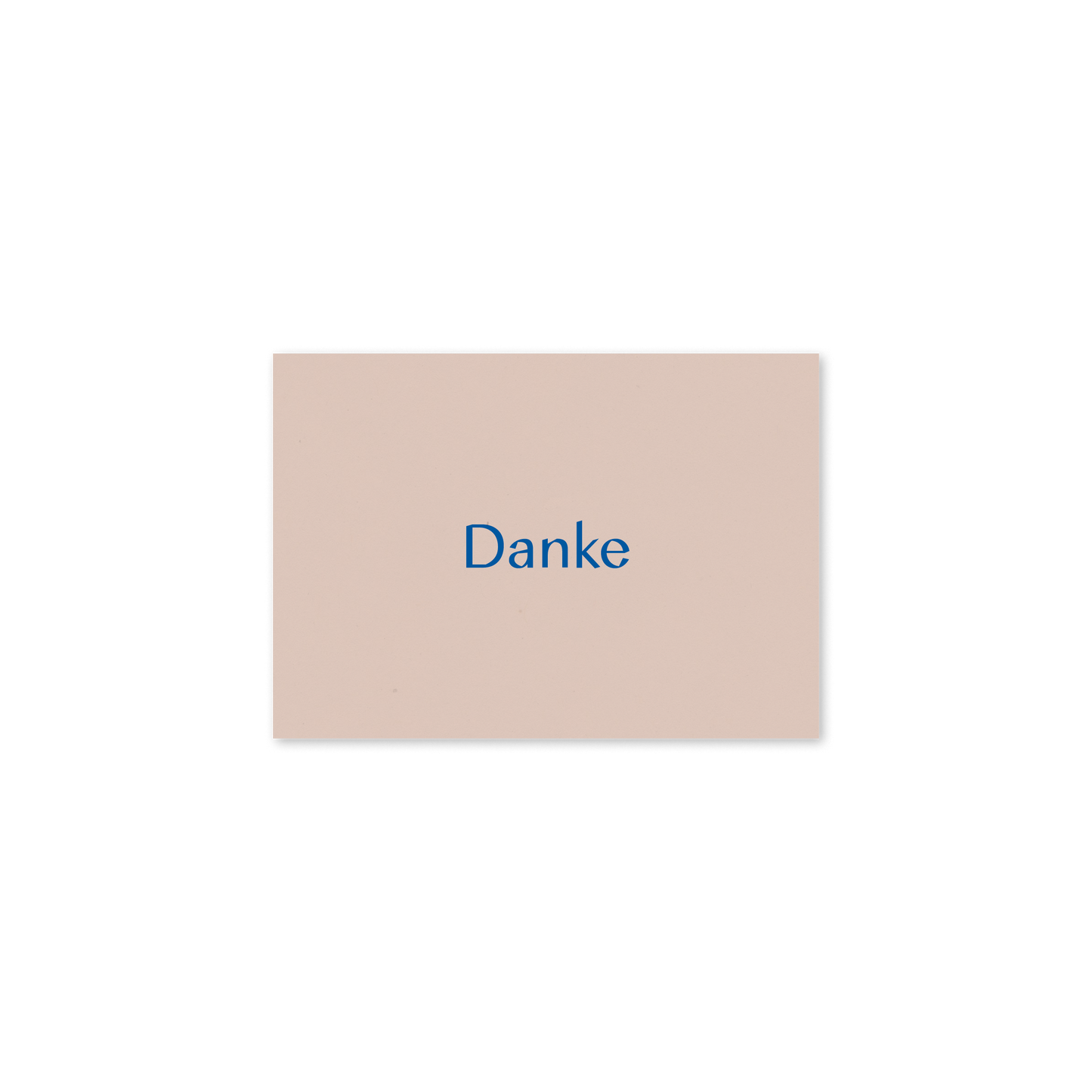 WERTE FREUNDE Papier - Grußkarte Danke A7 quer - WERTE FREUNDE