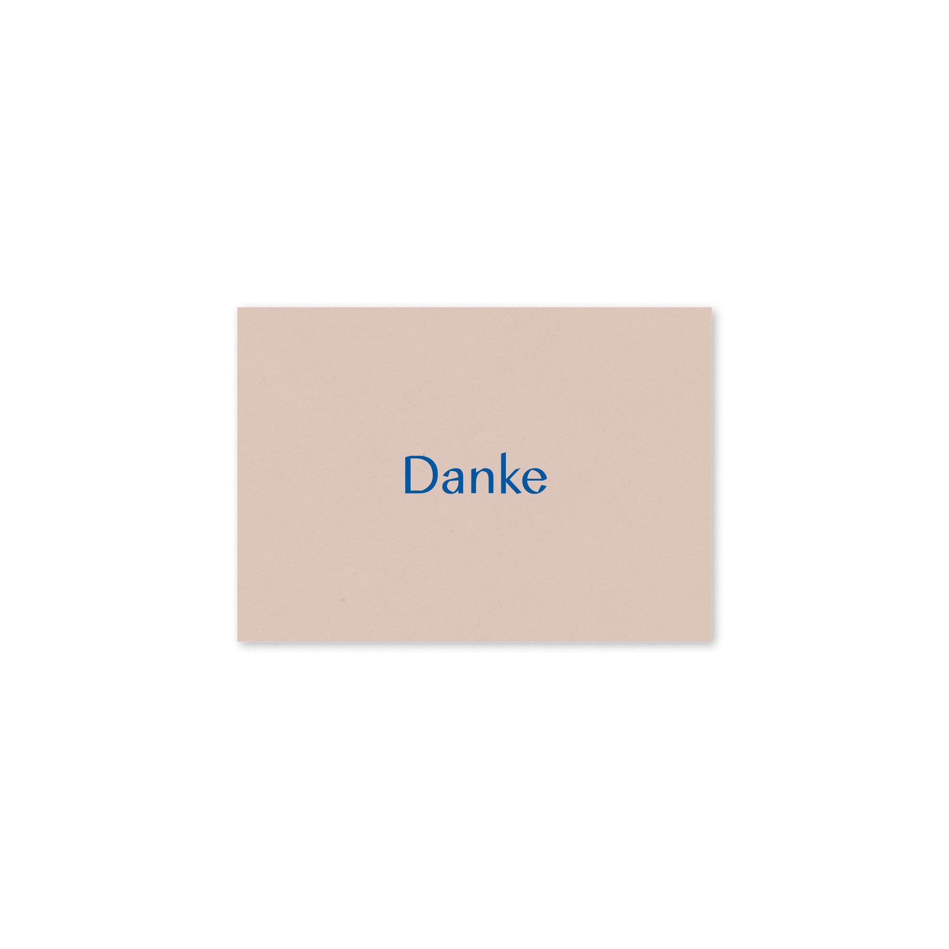 WERTE FREUNDE Papier - Grußkarte Danke A7 quer - WERTE FREUNDE