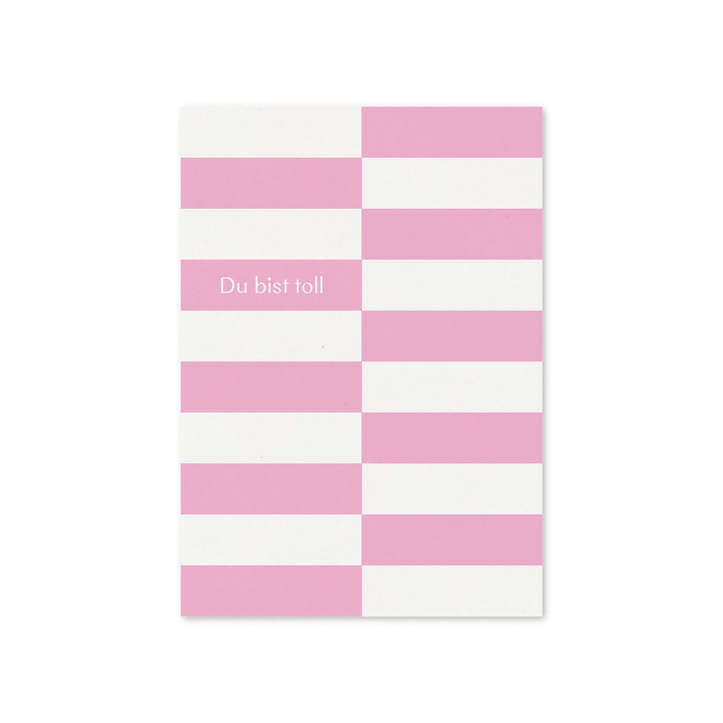 WERTE FREUNDE Papier - Grußkarte Du bist toll A6 hoch - WERTE FREUNDE