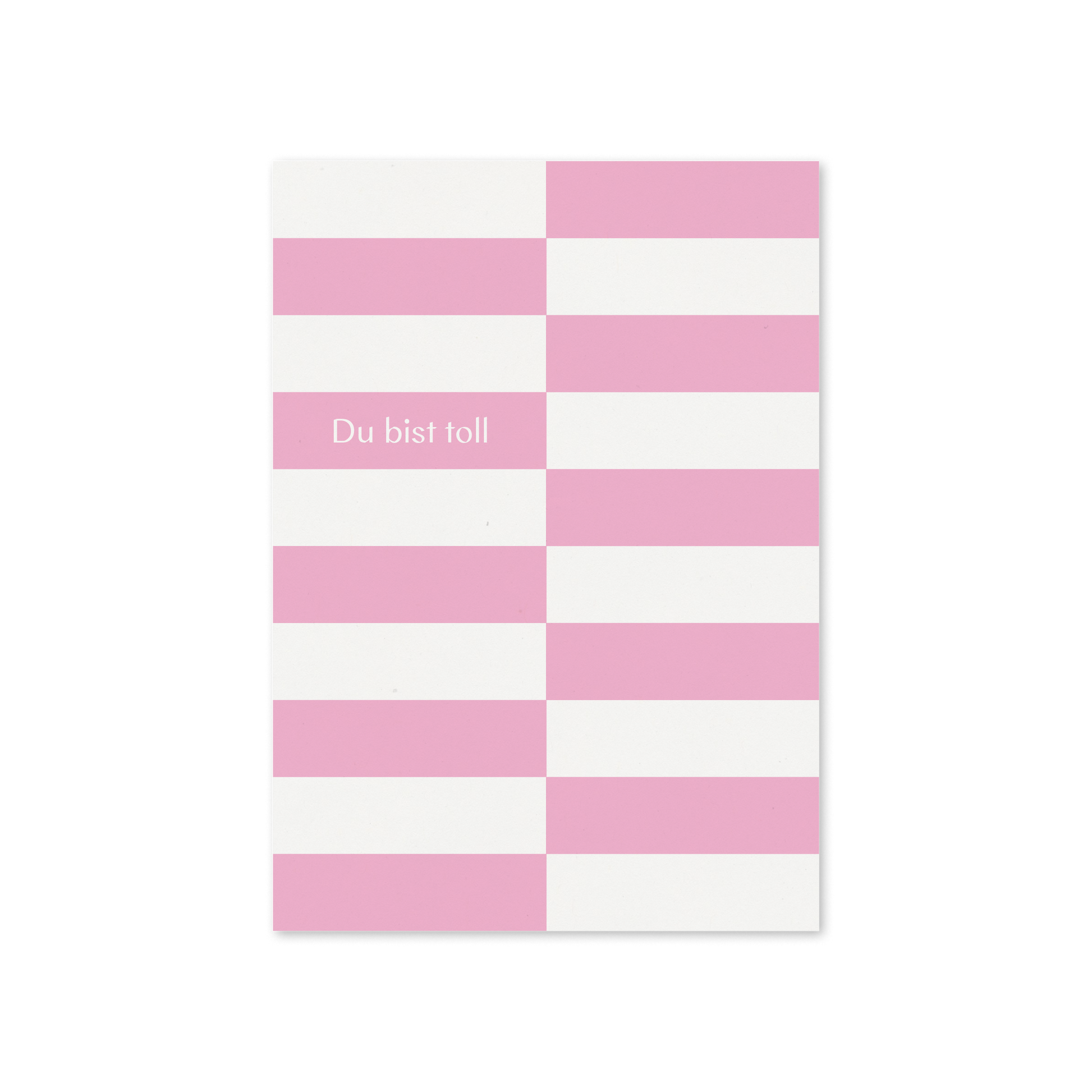 WERTE FREUNDE Papier - Grußkarte Du bist toll A6 hoch - WERTE FREUNDE