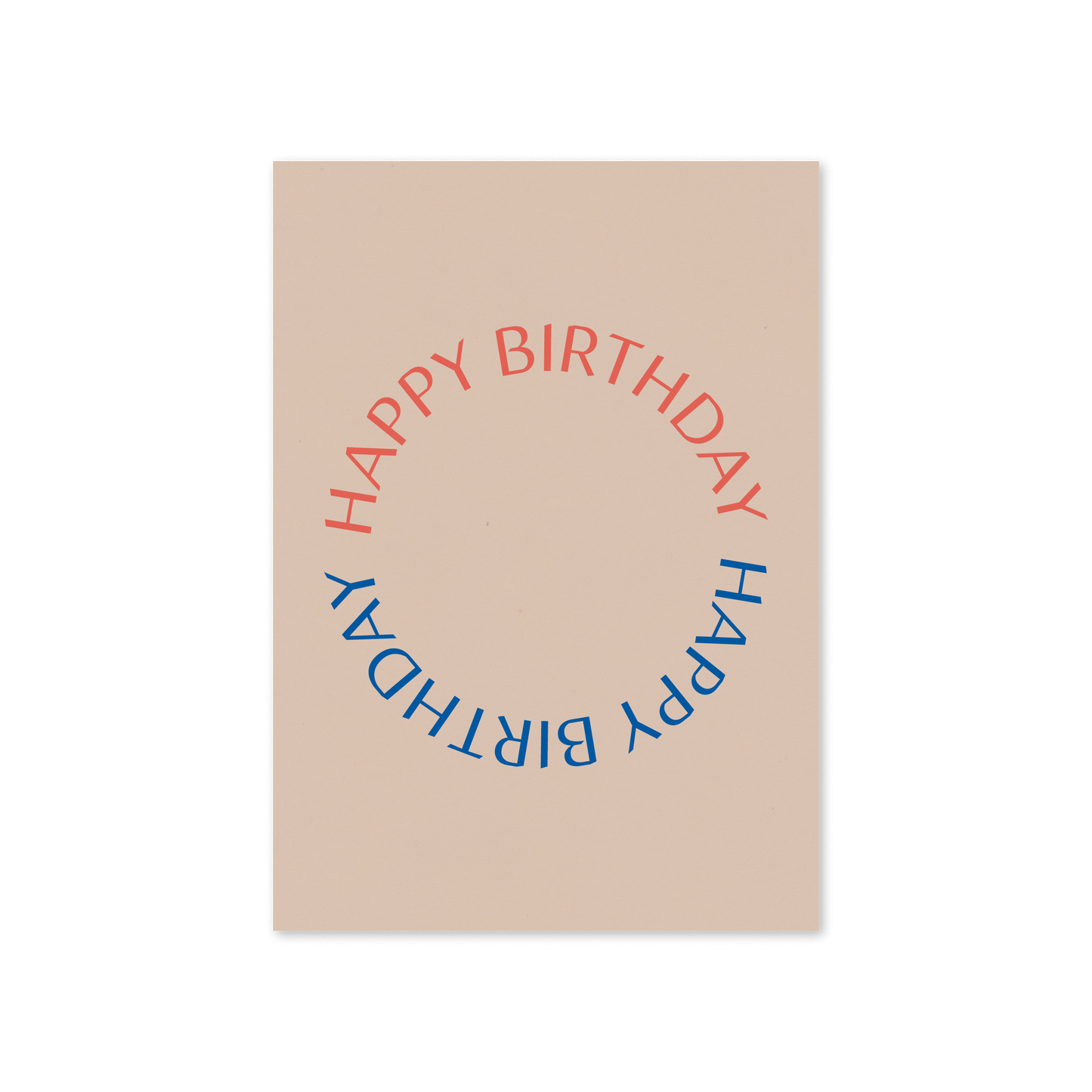 WERTE FREUNDE Papier - Grußkarte Happy Birthday A6 hoch - WERTE FREUNDE