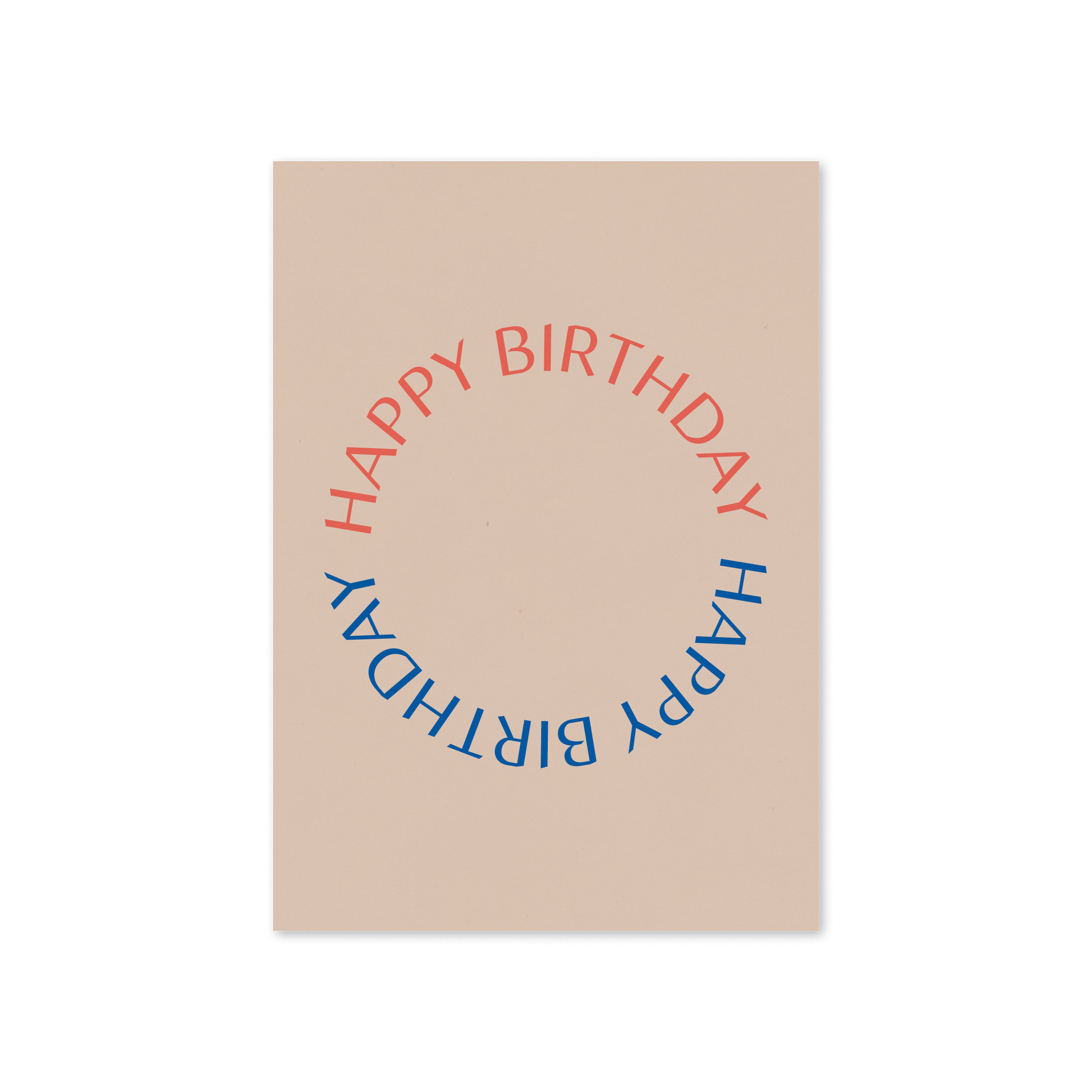 WERTE FREUNDE Papier - Grußkarte Happy Birthday A6 hoch - WERTE FREUNDE