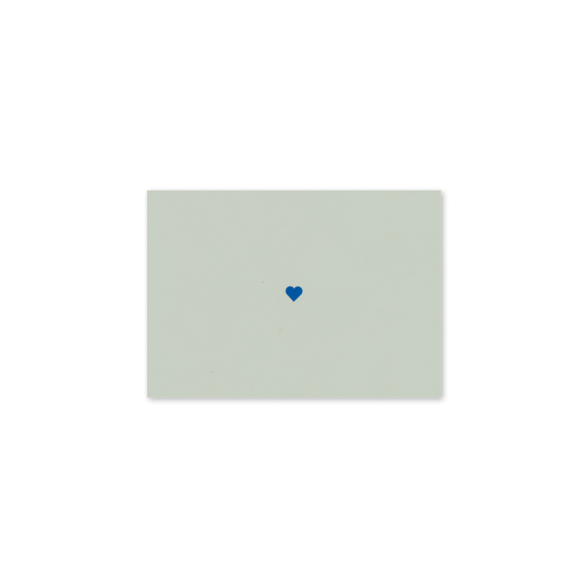 WERTE FREUNDE Papier - Grußkarte Herz A7 quer - WERTE FREUNDE