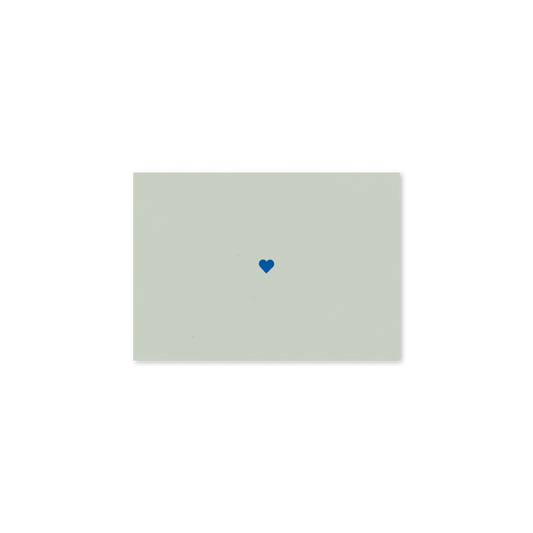 WERTE FREUNDE Papier - Grußkarte Herz A7 quer - WERTE FREUNDE