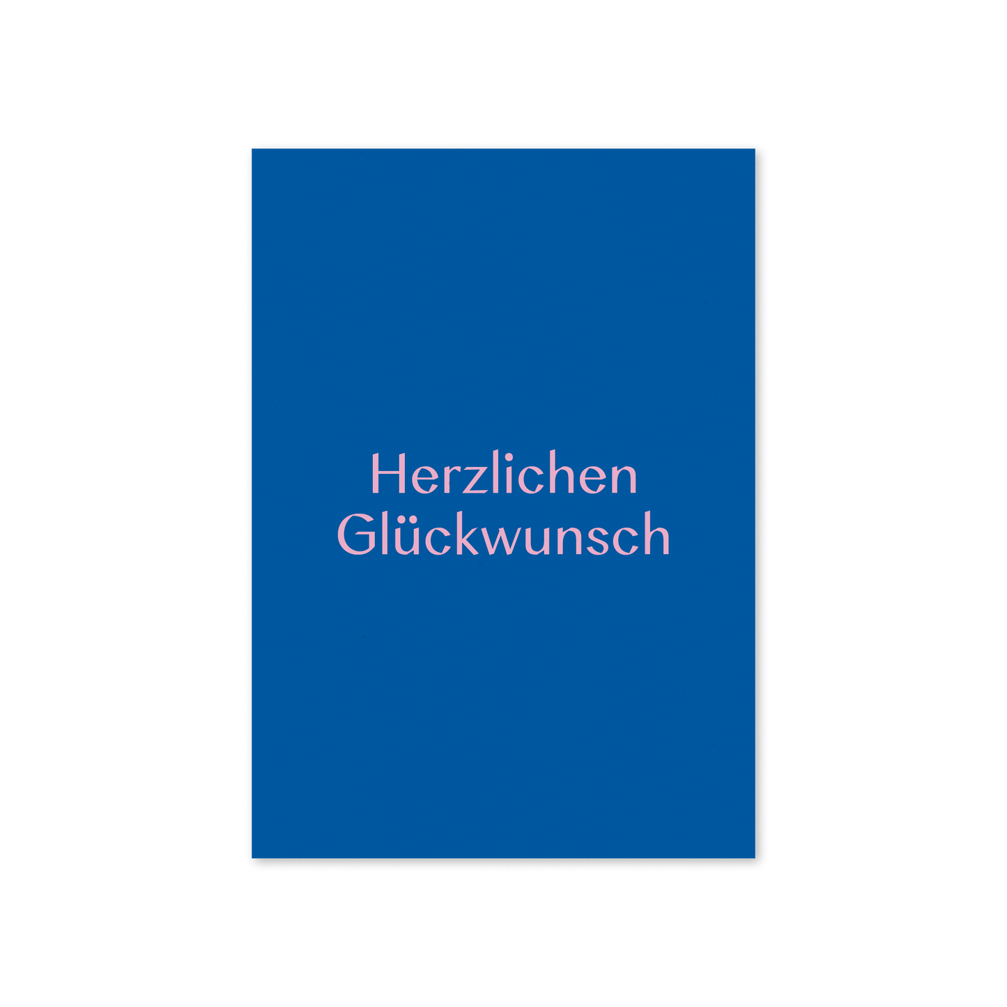 WERTE FREUNDE Papier - Grußkarte Herzlichen Glückwunsch A6 hoch - WERTE FREUNDE