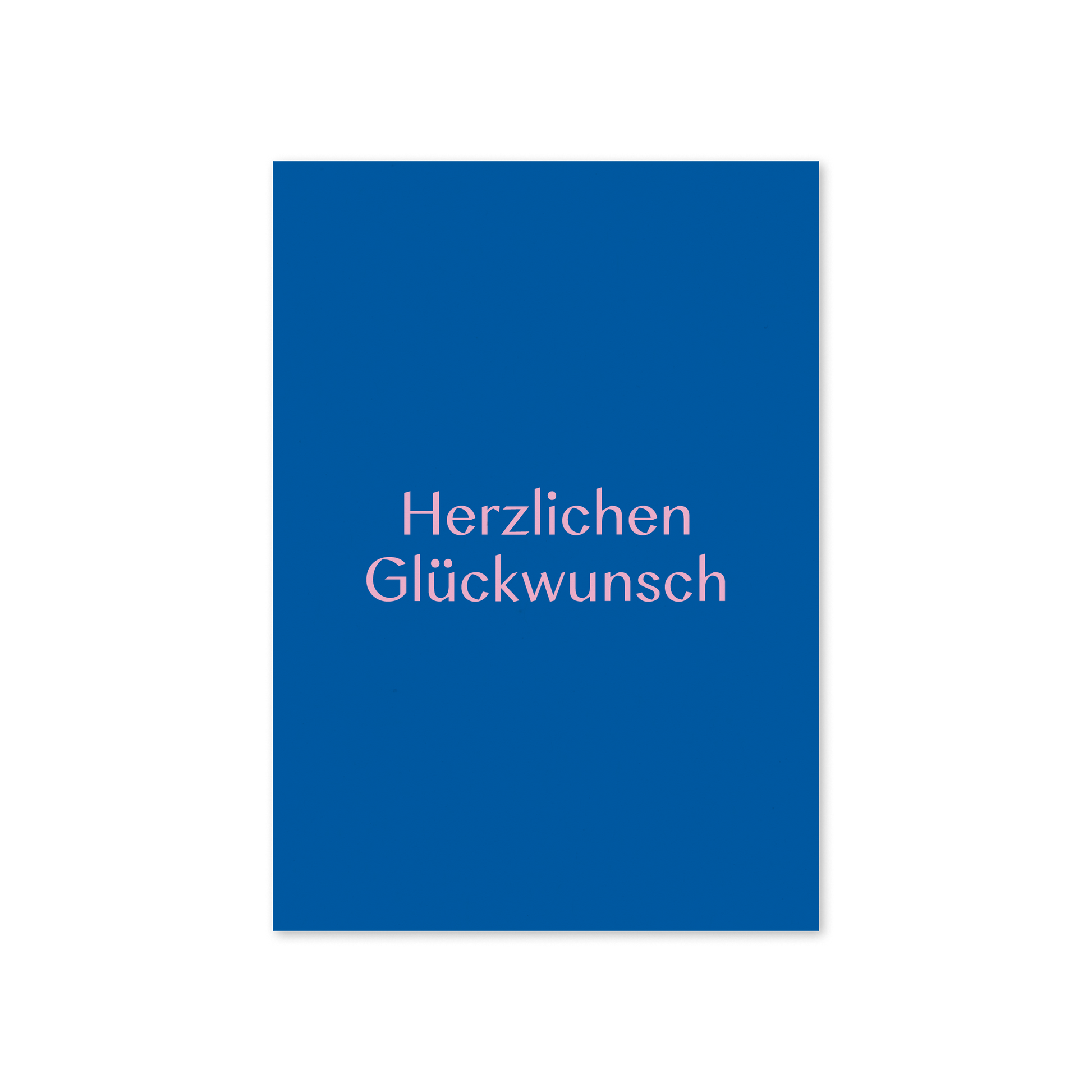 WERTE FREUNDE Papier - Grußkarte Herzlichen Glückwunsch A6 hoch - WERTE FREUNDE