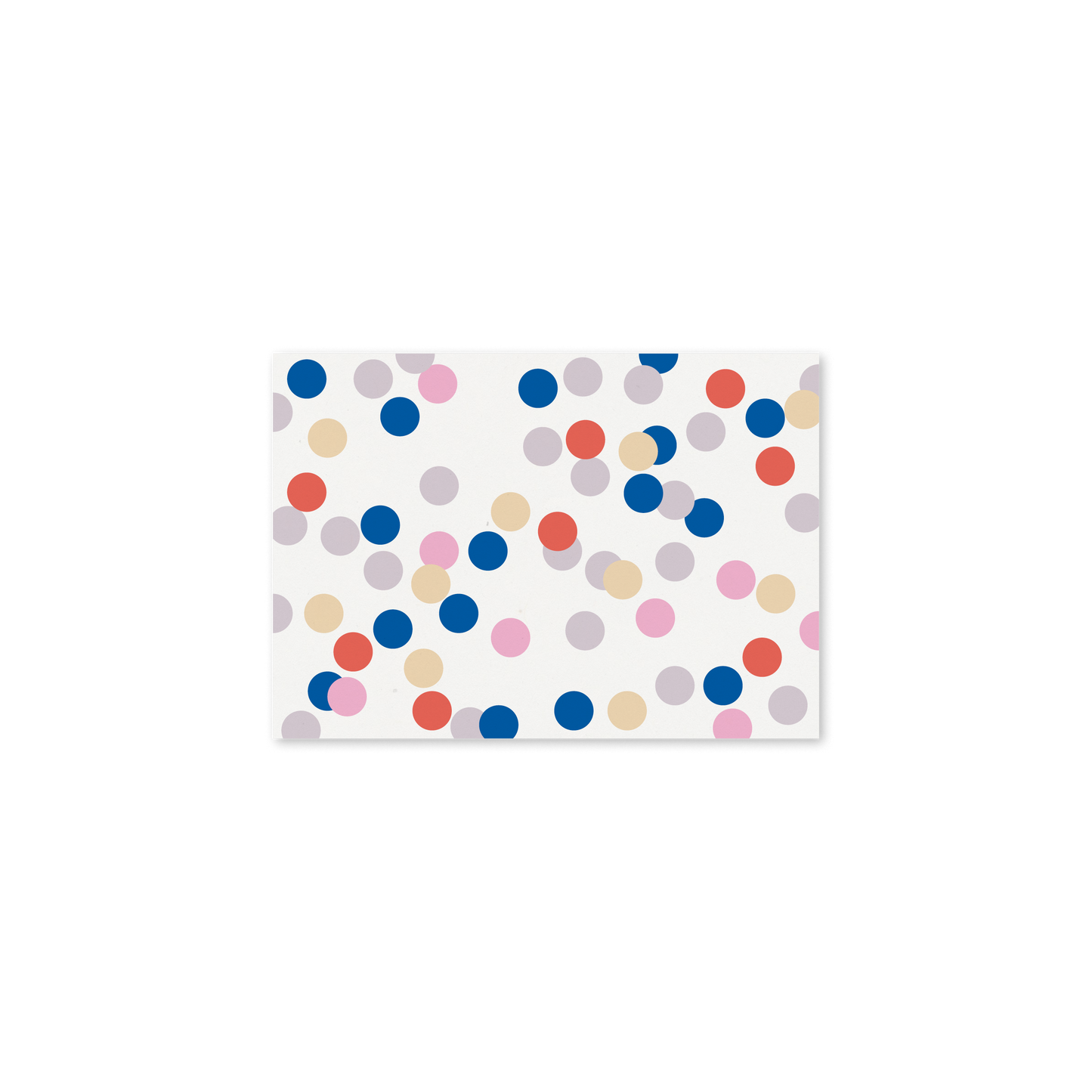 WERTE FREUNDE Papier - Grußkarte Konfetti A7 quer - WERTE FREUNDE