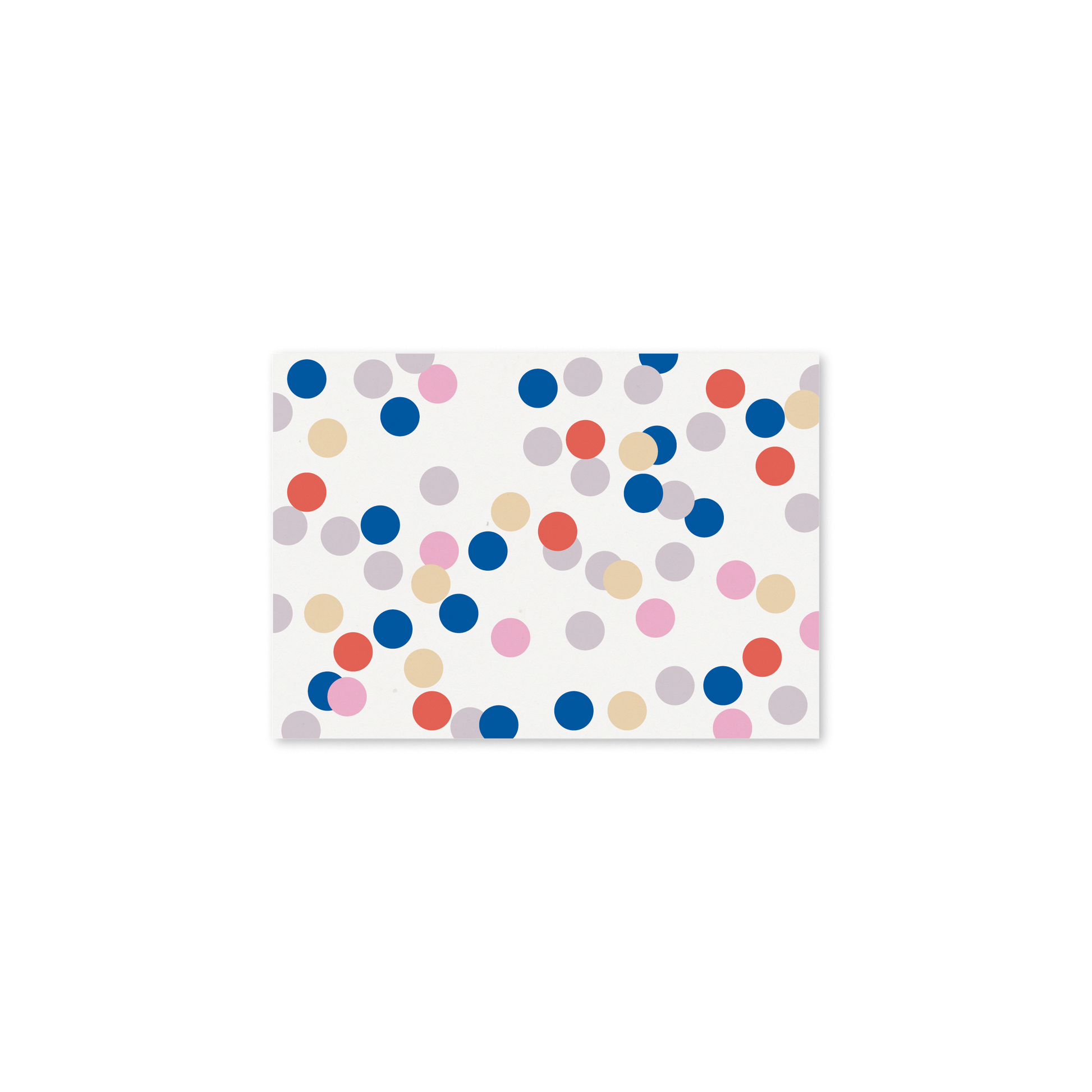 WERTE FREUNDE Papier - Grußkarte Konfetti A7 quer - WERTE FREUNDE