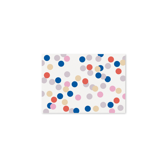 WERTE FREUNDE Papier - Grußkarte Konfetti A7 quer - WERTE FREUNDE