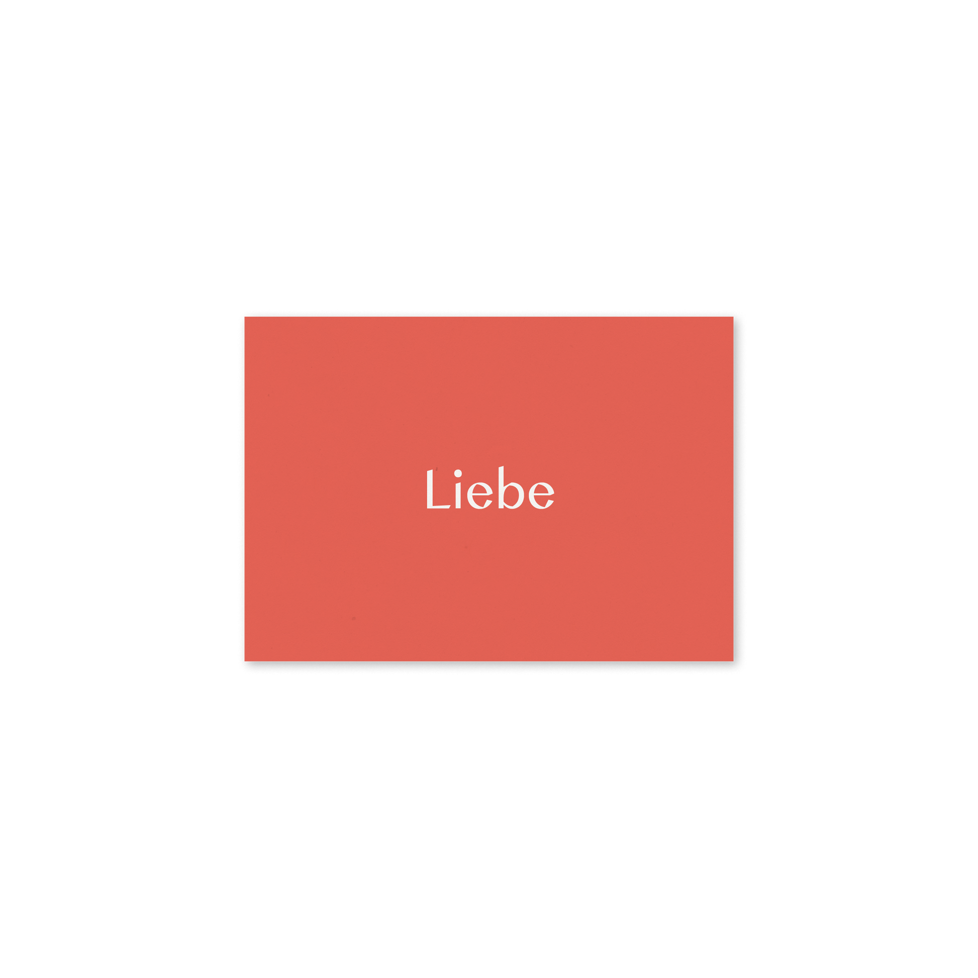 WERTE FREUNDE Papier - Grußkarte Liebe A7 quer - WERTE FREUNDE