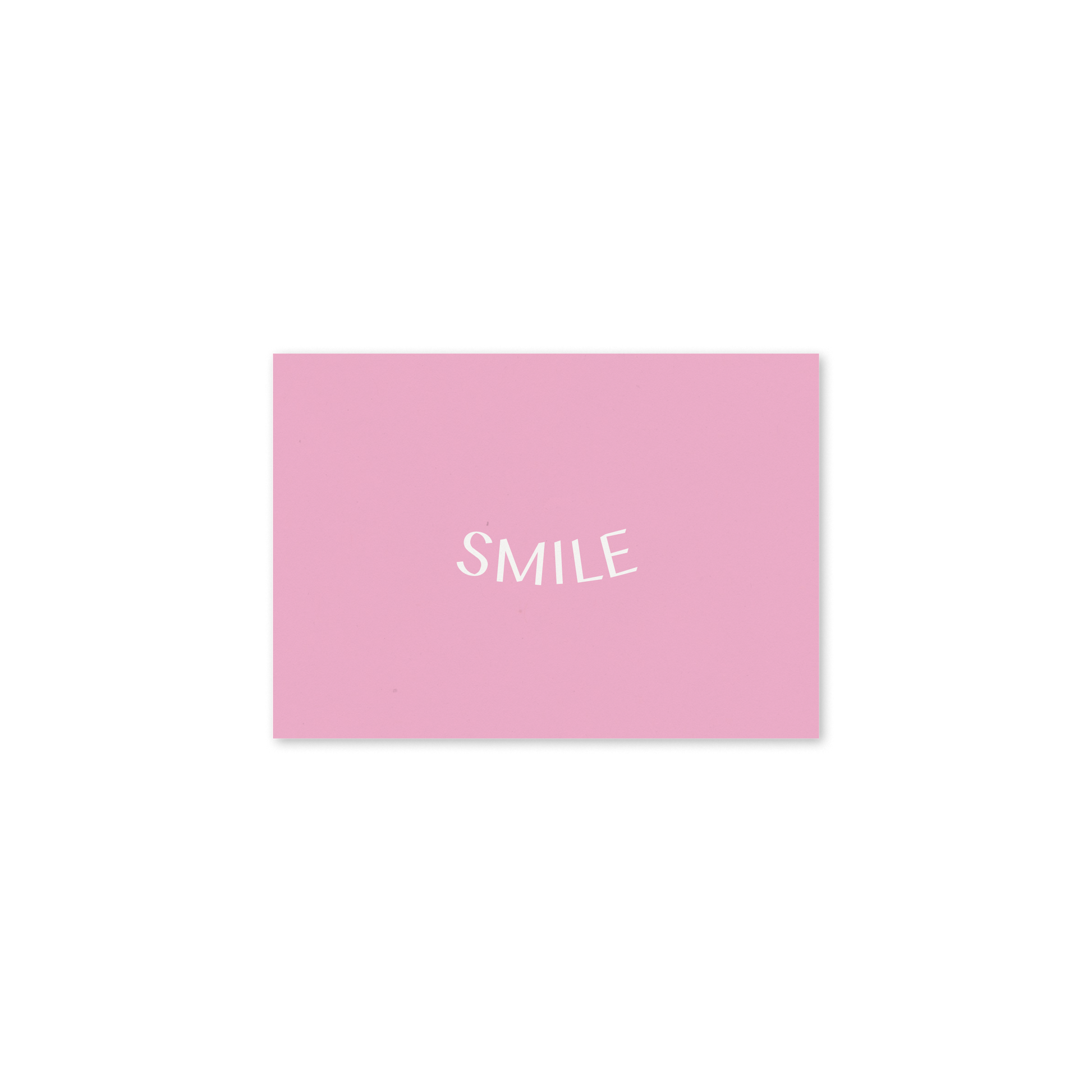 WERTE FREUNDE Papier - Grußkarte Smile A7 quer - WERTE FREUNDE