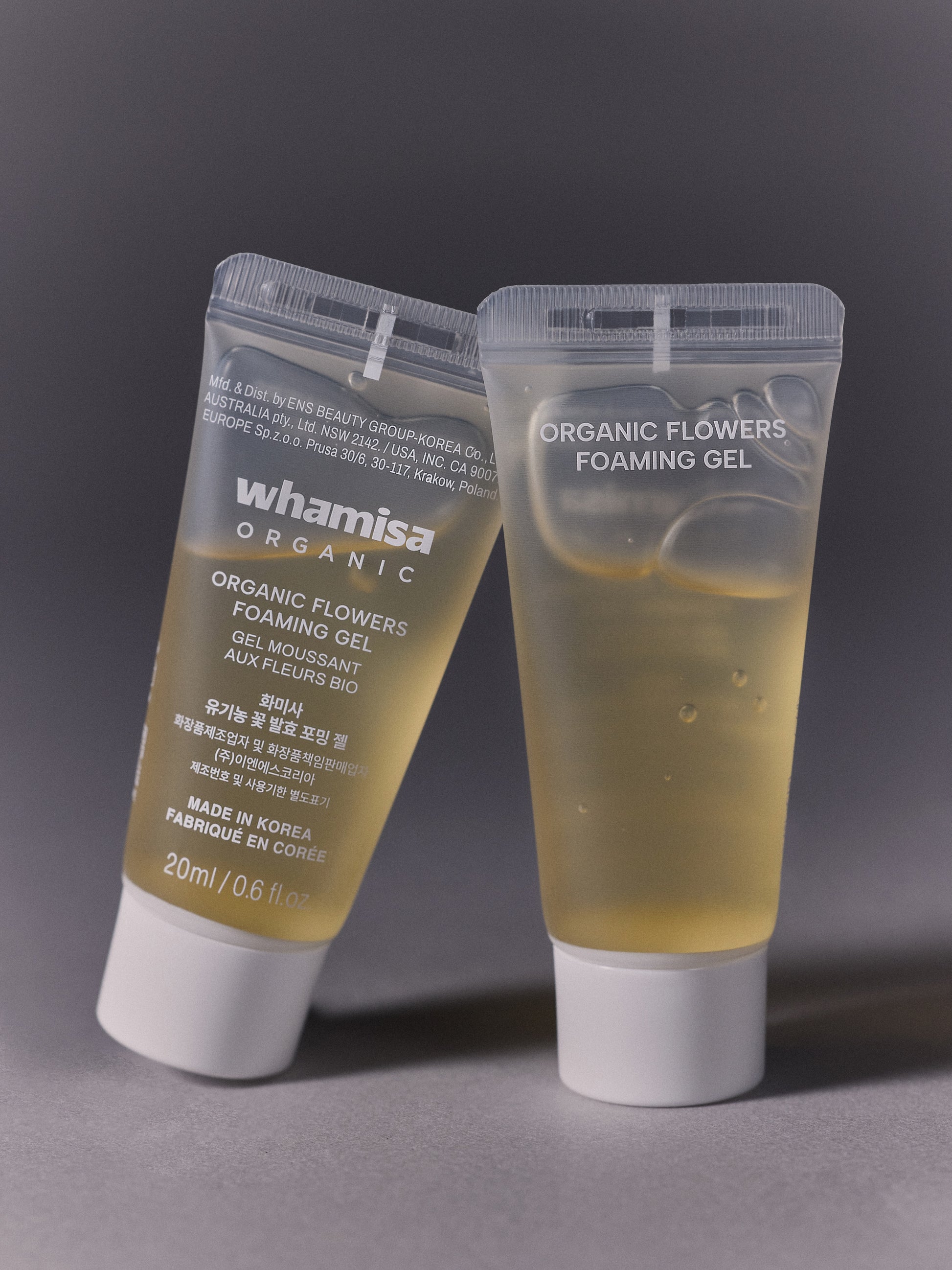 WHAMISA - Organic Flowers Foaming Gel 20 ml - WERTE FREUNDE