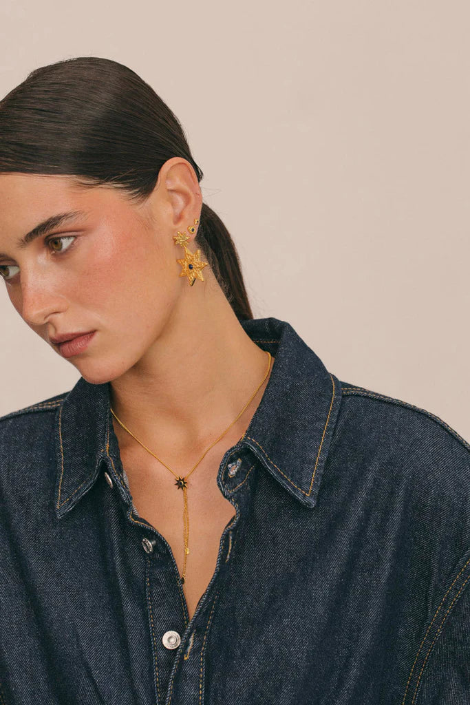 WILDTHINGS - Night Sky Necklace Gold Plated - WERTE FREUNDE