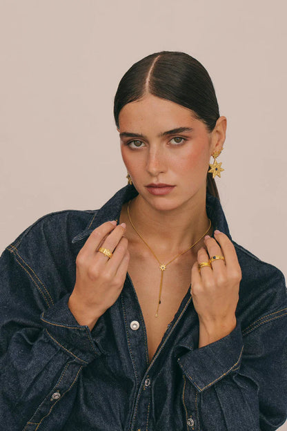 WILDTHINGS - Night Sky Necklace Gold Plated - WERTE FREUNDE