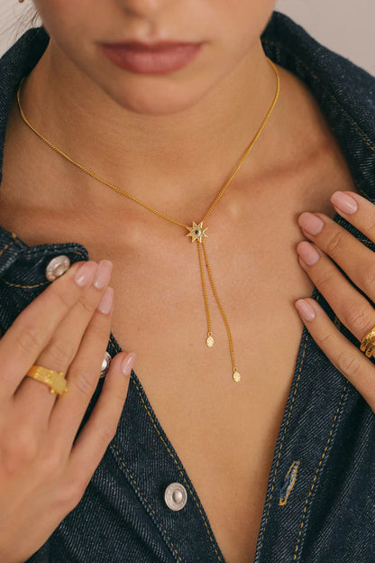 WILDTHINGS - Night Sky Necklace Gold Plated - WERTE FREUNDE