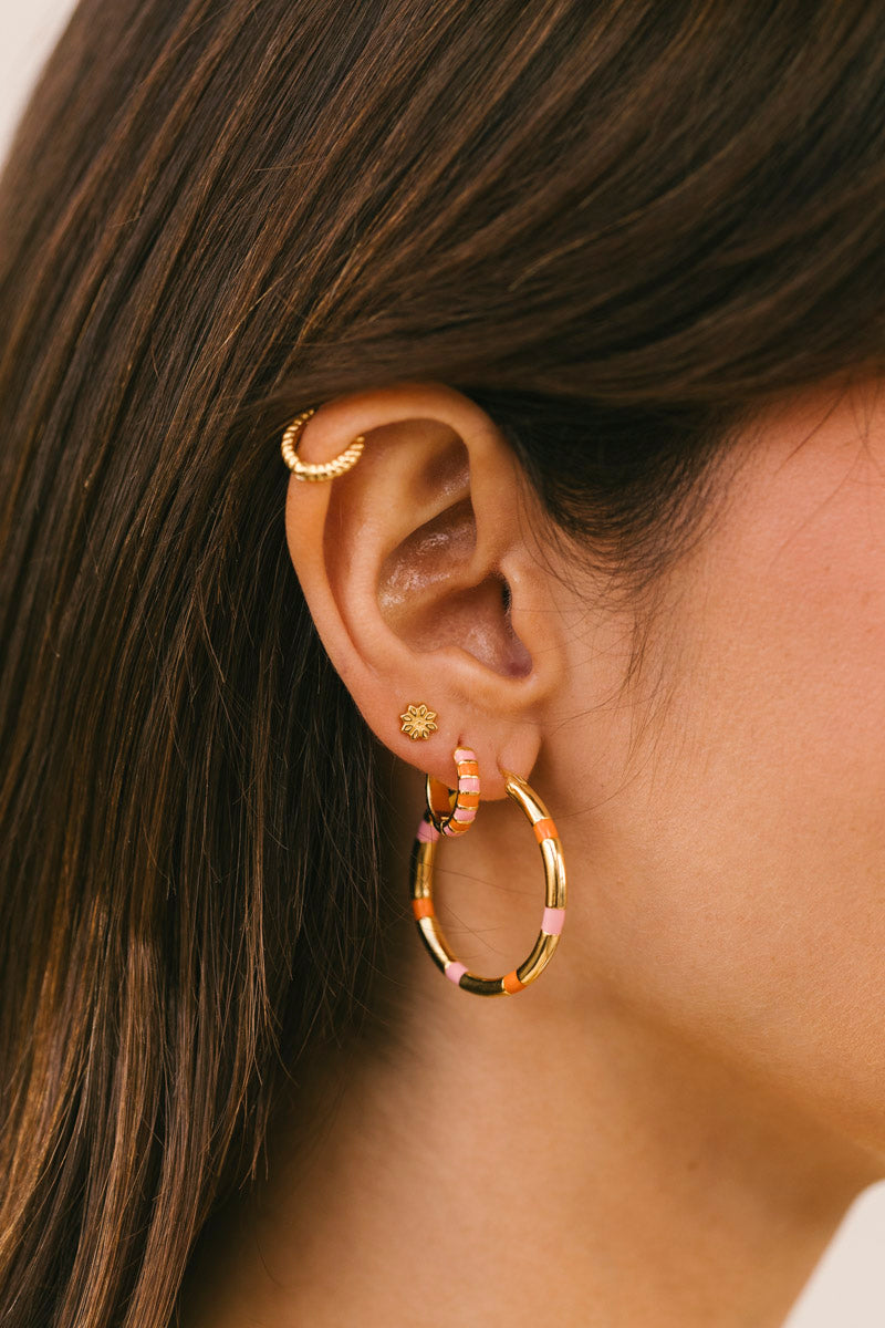 WILDTHINGS - Azulejo Stud Gold Plated 1 Stk. - WERTE FREUNDE