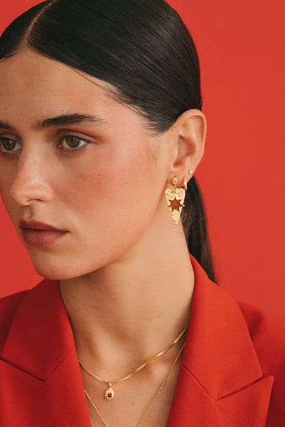 WILDTHINGS - Interstellar Love Earring Gold Plated 1 St. - WERTE FREUNDE