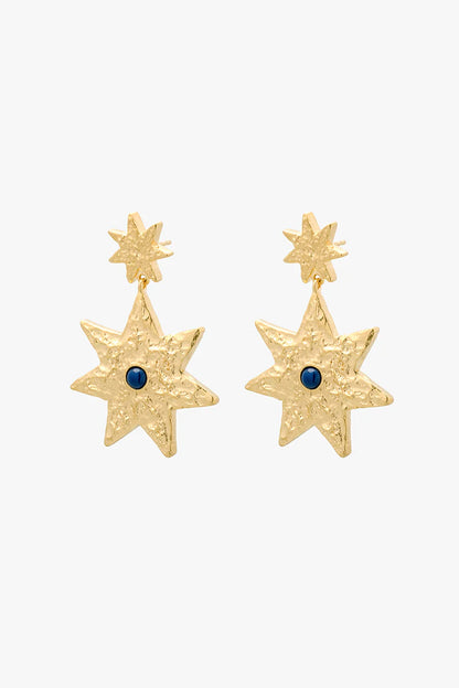 WILDTHINGS - Night Sky Earring Gold Plated 1 Paar - WERTE FREUNDE