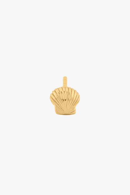 WILDTHINGS - Shell Stud Gold Plated 1 Stk. - WERTE FREUNDE