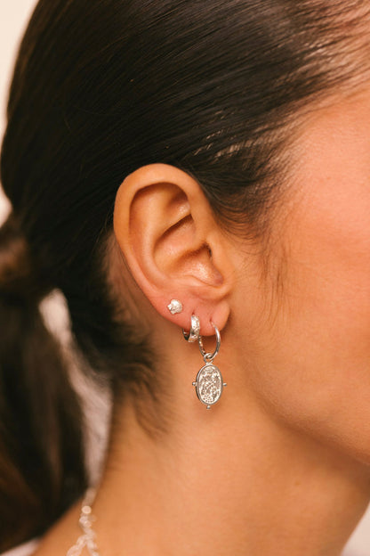 WILDTHINGS - Shell Stud Silver 1 Stk. - WERTE FREUNDE