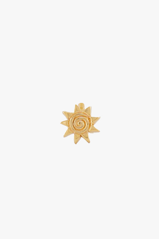 WILDTHINGS - Sol Stud Gold Plated 1 Stk. - WERTE FREUNDE