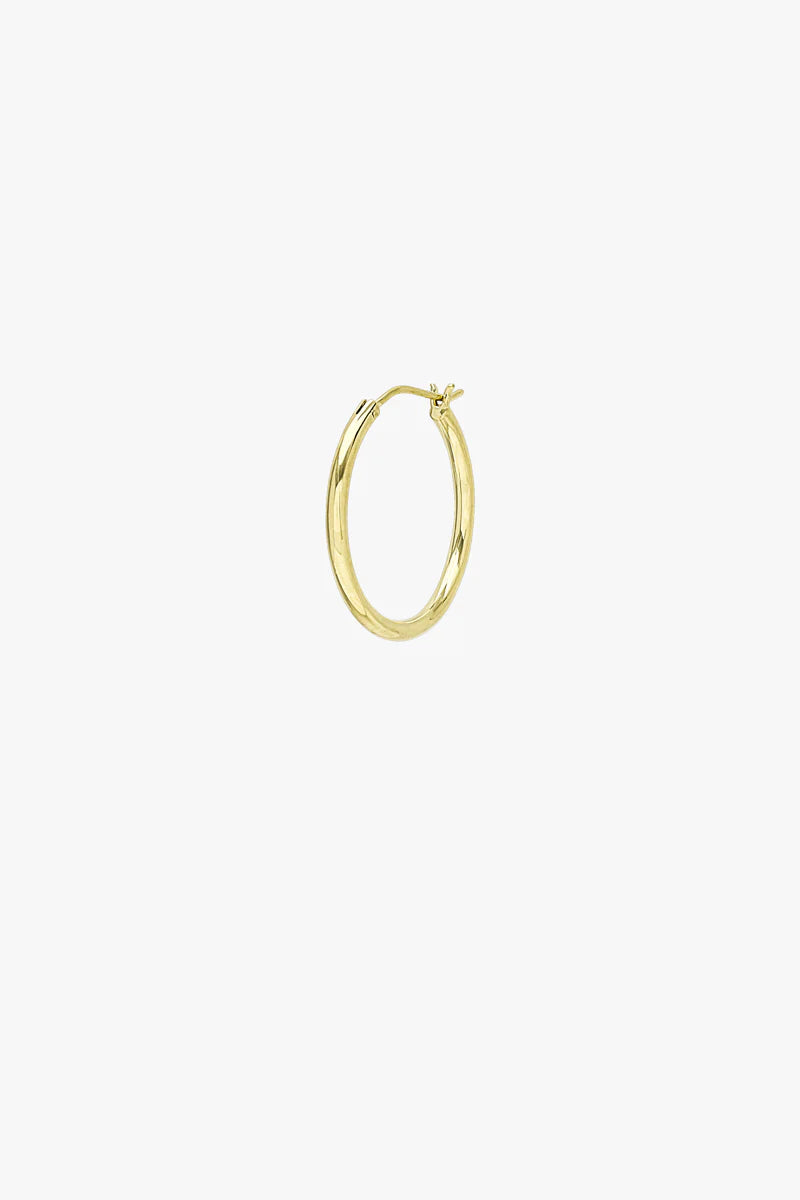 WILDTHINGS - Wild classic earrging gold plated small (25mm) 1 Stk. - WERTE FREUNDE