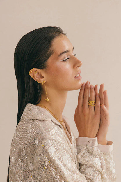 WILDTHINGS - Milkyway Ring Gold Plated - WERTE FREUNDE