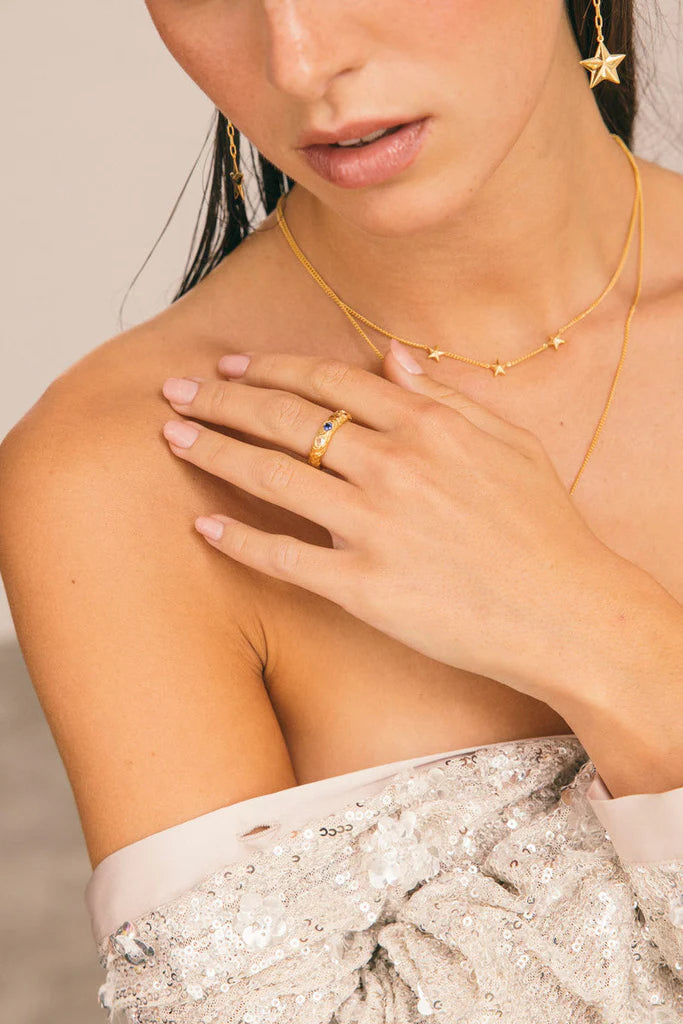 WILDTHINGS - Milkyway Ring Gold Plated - WERTE FREUNDE