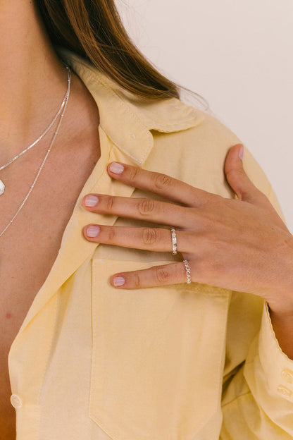 WILDTHINGS - Floral Embrace Ring Silver 1 Stk. - WERTE FREUNDE