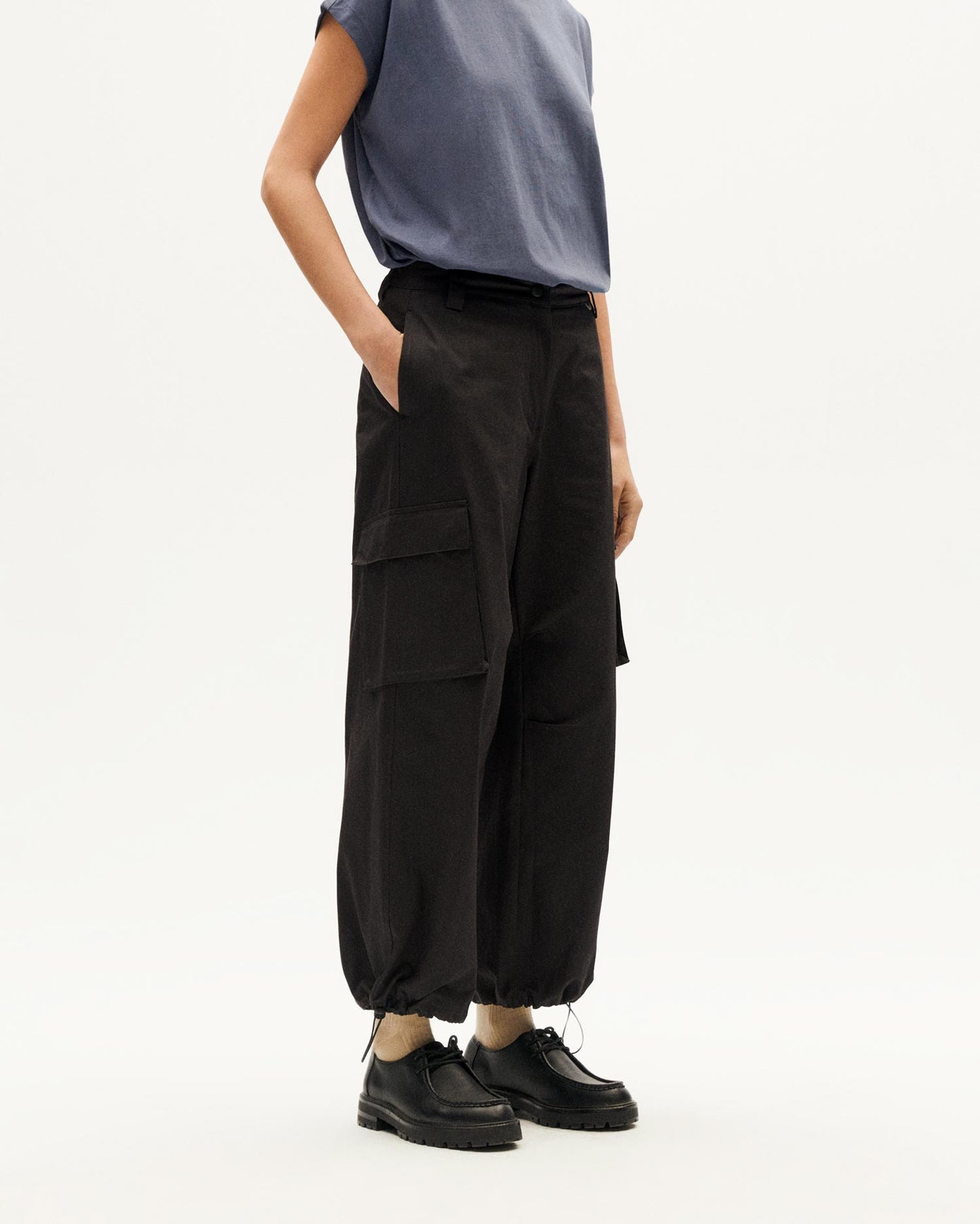 Thinking MU - BLACK VAL PANTS BLACK