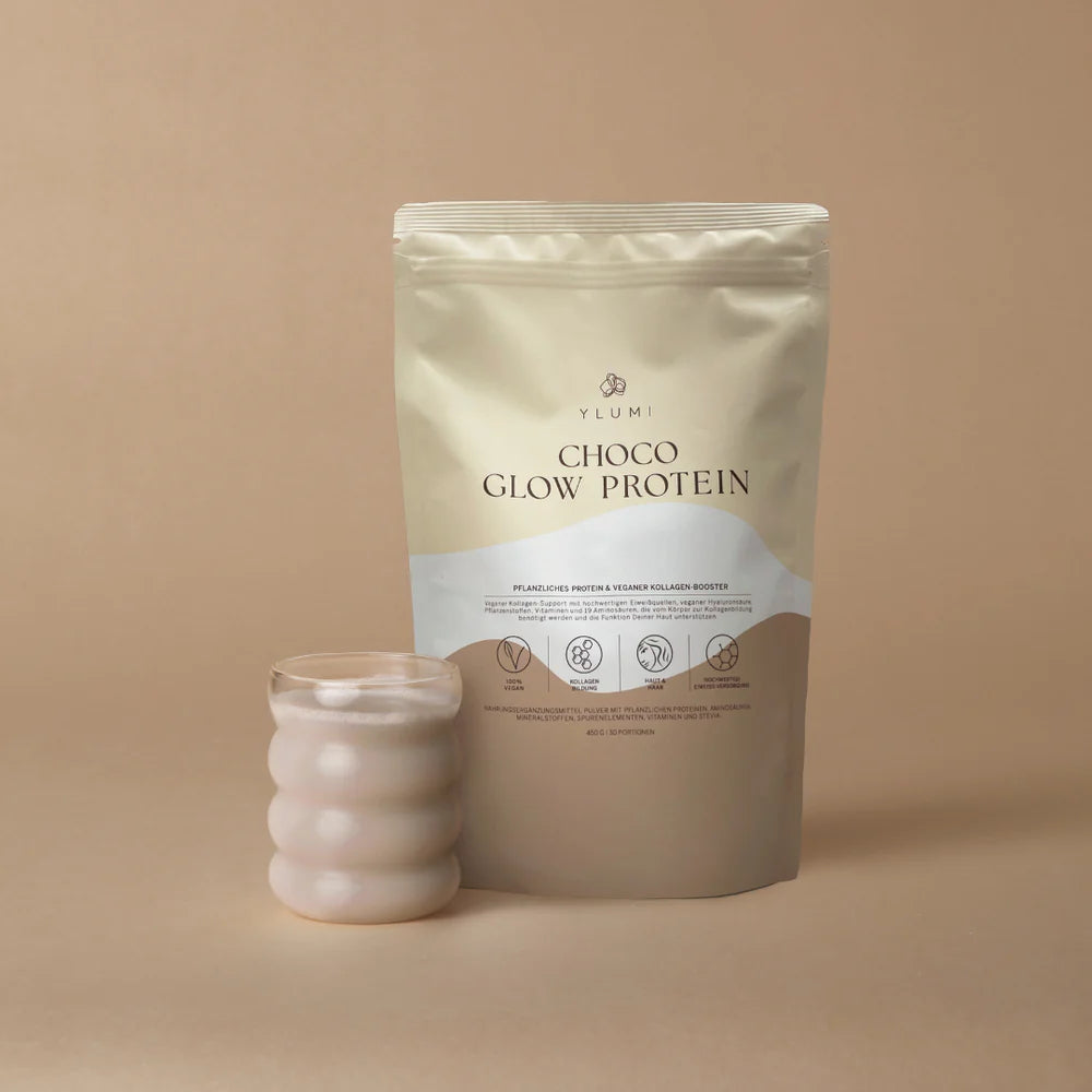 YLUMI - CHOCO GLOW PROTEIN PULVER 450g - WERTE FREUNDE
