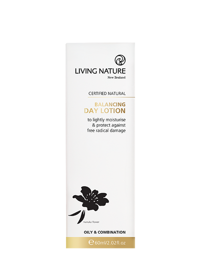 Living Nature - BALANCING DAY LOTION: Tagescreme für fettige Mischhaut 60ml