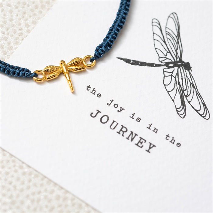 a beautiful story - Symbol Dragonfly goldfarben bracelet
