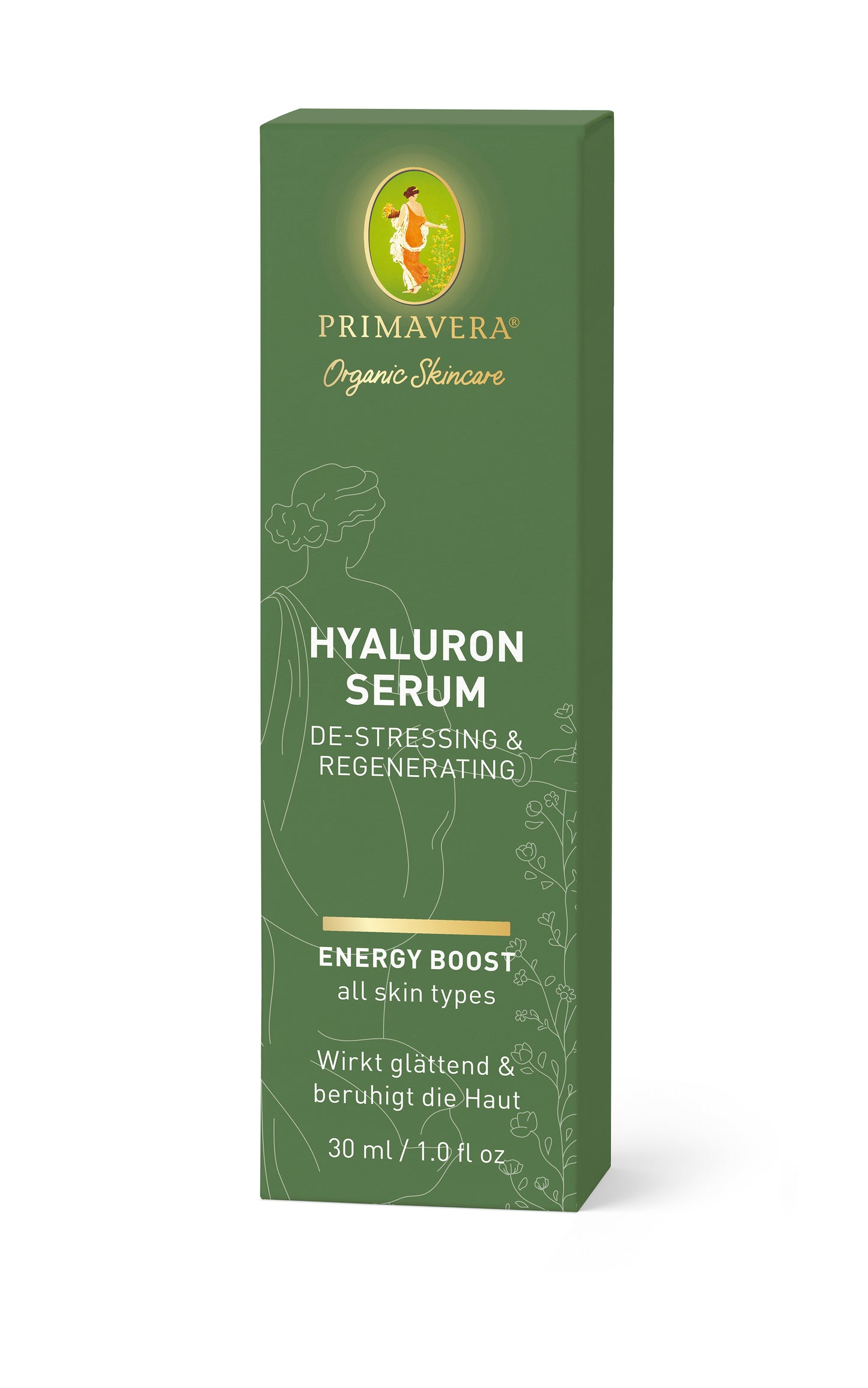 Primavera - Energy Boost - Hyaluron Serum - De-Stressing & Regenerating 30 ml
