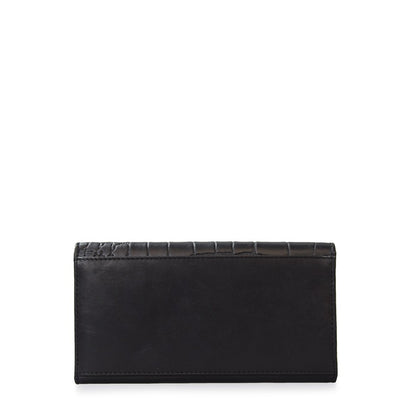 O MY BAG - ENVELOPE PIXIE BLACK CROCO Classic Leather