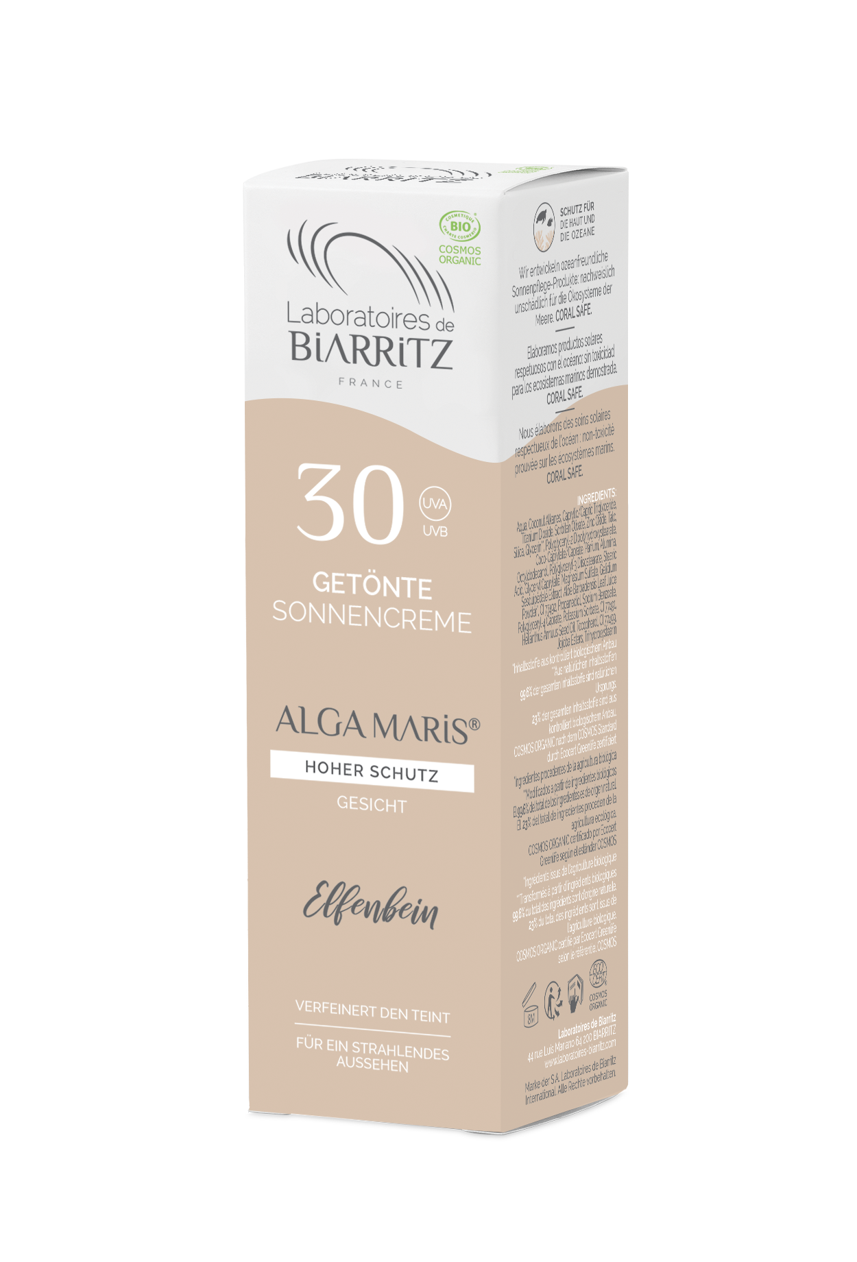 Laboratoires de Biarritz - Sonnencreme elfenbein LSF30 - 50 ml