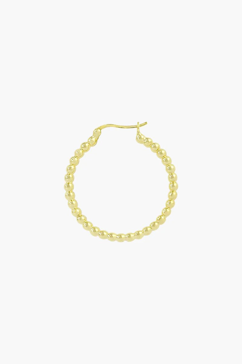 Wildthings - Dots hoop gold plated 30mm