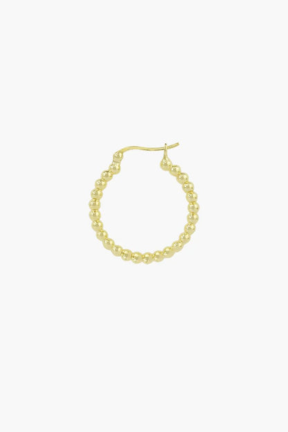 Wildthings - Dots hoop gold plated 23mm