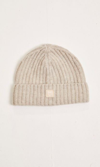 KCA - LEAF rib organic wool beanie