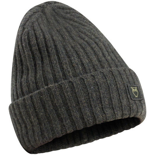 KCA - LEAF rib organic wool beanie