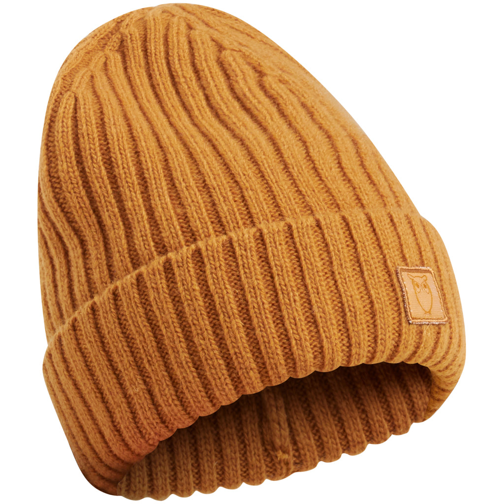 KCA - LEAF rib organic wool beanie