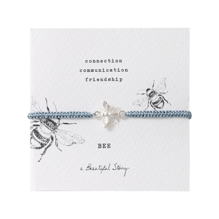 a beautiful story - Symbol Bee silberfarben bracelet