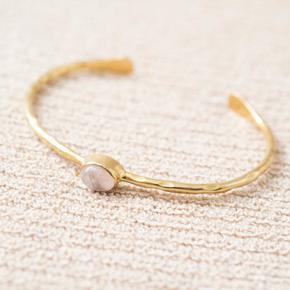 a beautiful story - Moonlight Rose Quartz goldfarben Bracelet