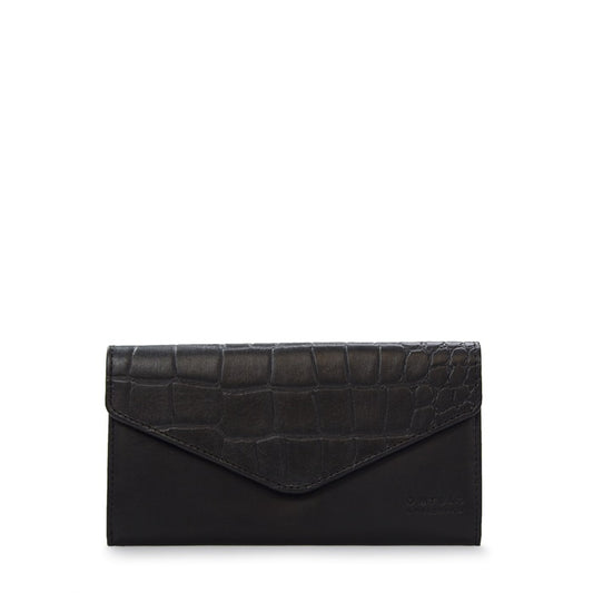 O MY BAG - ENVELOPE PIXIE BLACK CROCO Classic Leather