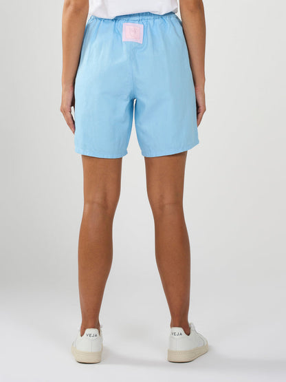 KCA - Cotton-linen blend shorts - Vegan Airy Blue