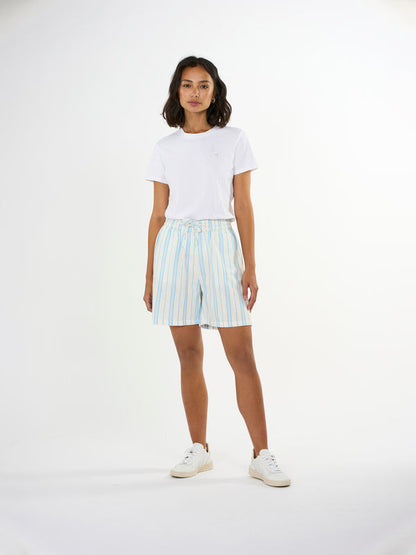 KCA - Cotton elastic waist shorts - Vegan Stripe 8005