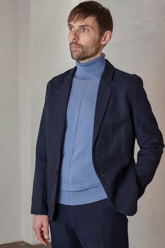 About Companions - ENVER blazer eco structured navy