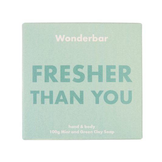 Wonderbar - FRESHER THAN YOU Mint & Green Clay Soap 100g