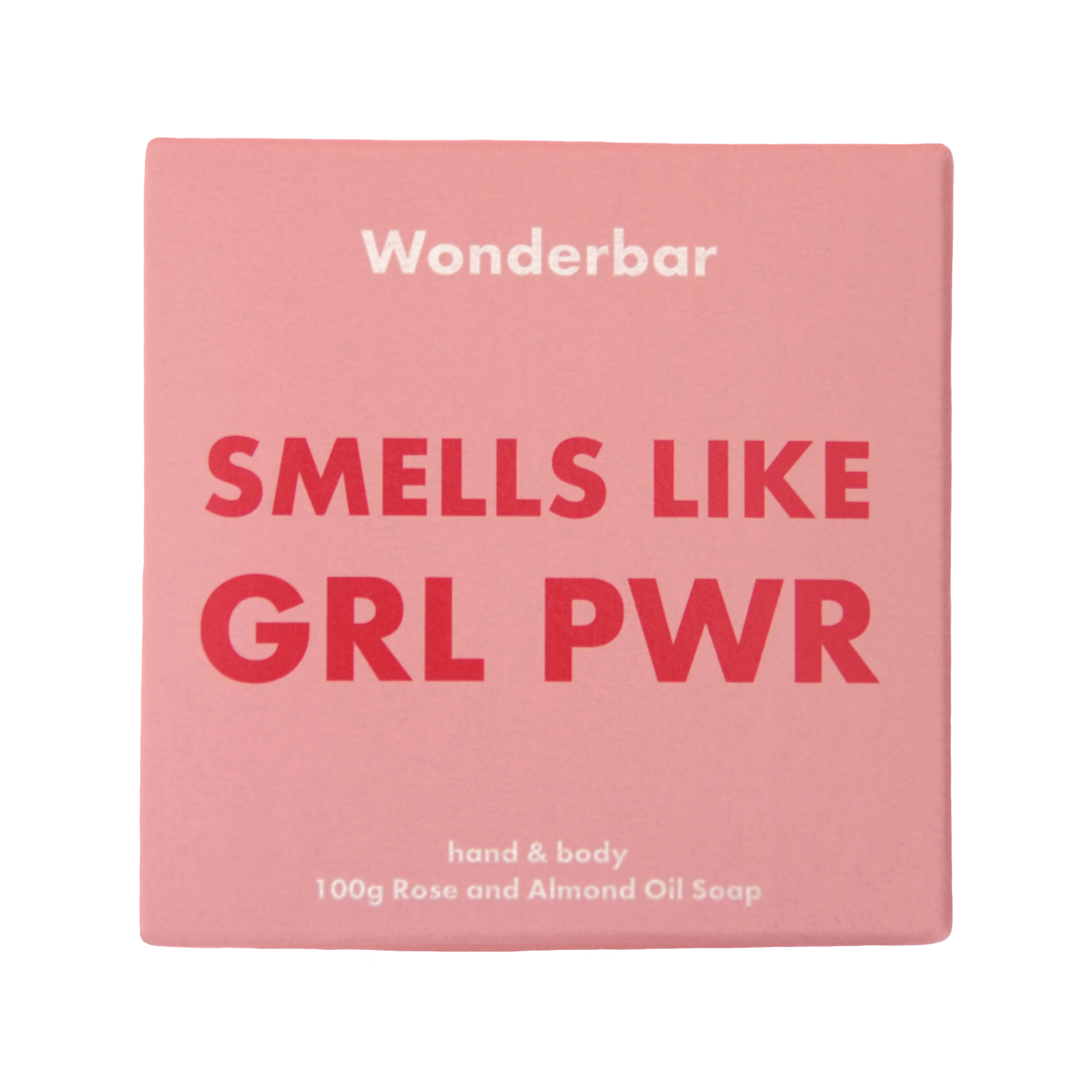 Wonderbar - SMELLS LIKE GRL PWR Rose & Almond Oil Soap 100g